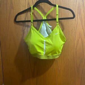 Nike Women's Yellow Sports Bra